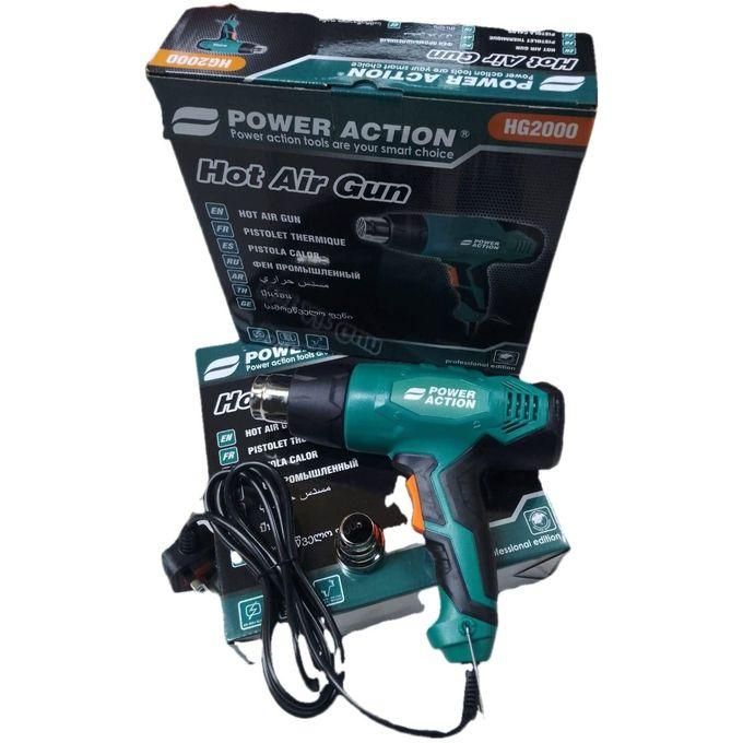 Power action heat/hot air gun 2000w