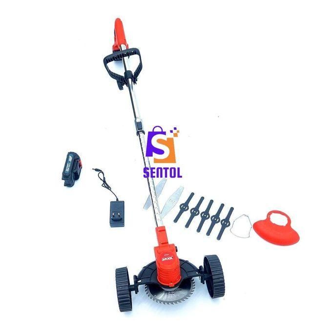 Rechargeable Cordless Brushcutter Mower With Wheels