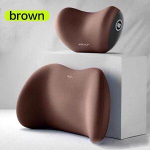 2PC Car Neck Pillow And Lumbar Cushion
