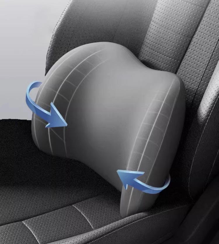 2PC Car Neck Pillow And Lumbar Cushion