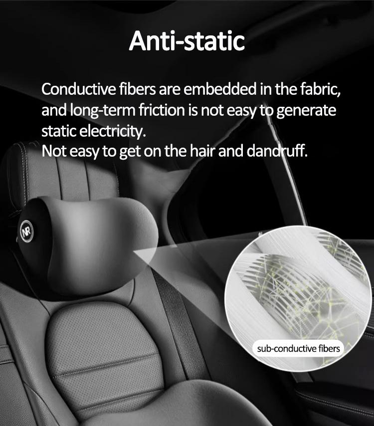 2PC Car Neck Pillow And Lumbar Cushion