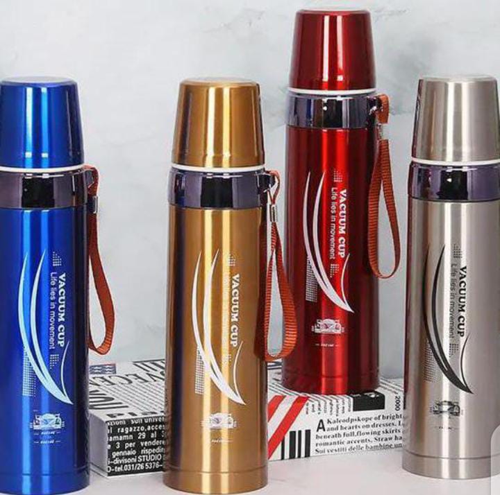 750ML 2-Layer Stainless steel vacuum thermos cup vacuum flask travel cup mug (1pc)