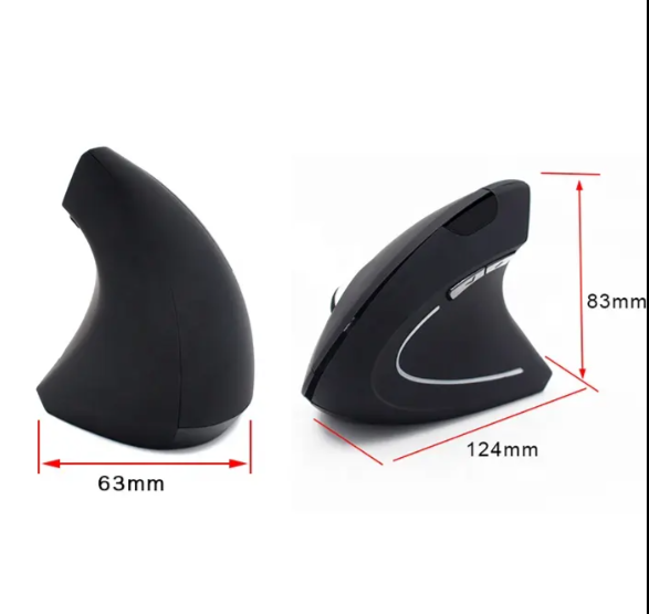 2.4G Computer Wireless Vertical Ergonomic PC Gaming Mouse Mice