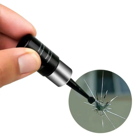 Windscreen Crack Repair Tool Kit Automotive Glass Nano Repair Fluid-Car Windshield Repair Resin Cracked Glass Repair Kit,Glass Corrector Set