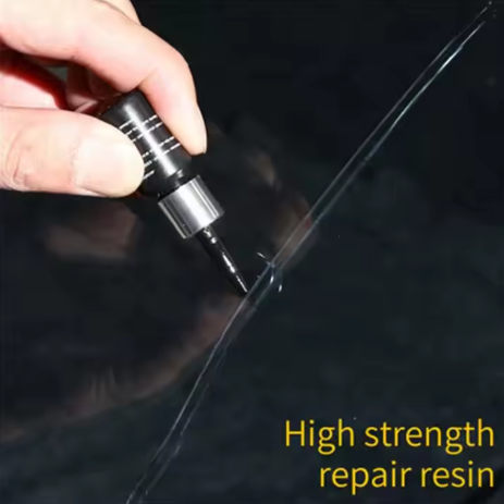 Windscreen Crack Repair Tool Kit Automotive Glass Nano Repair Fluid-Car Windshield Repair Resin Cracked Glass Repair Kit,Glass Corrector Set, Crack Repairing For Car
