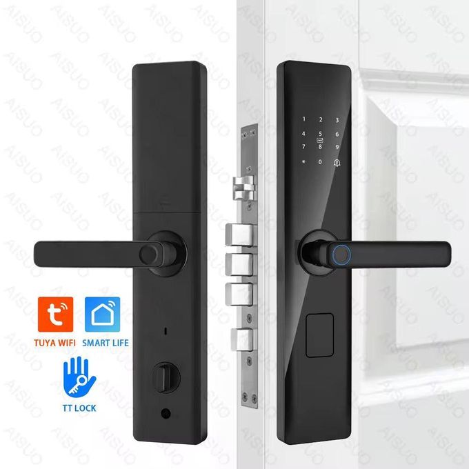 Tuya Wifi Smart Lock With Fingerprint ,card,password And App Control Smart Lock