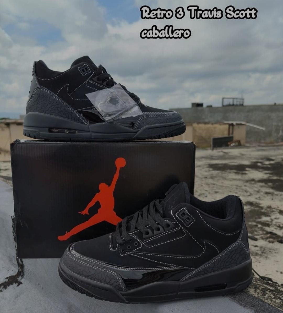 FASHION AIR JORDAN 3 BLACK CATS J3