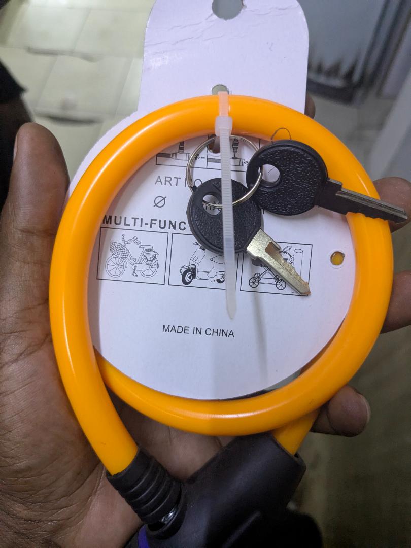 Multi Purpose Heavy Duty Anti Theft Key Bicycle/Bike Lock