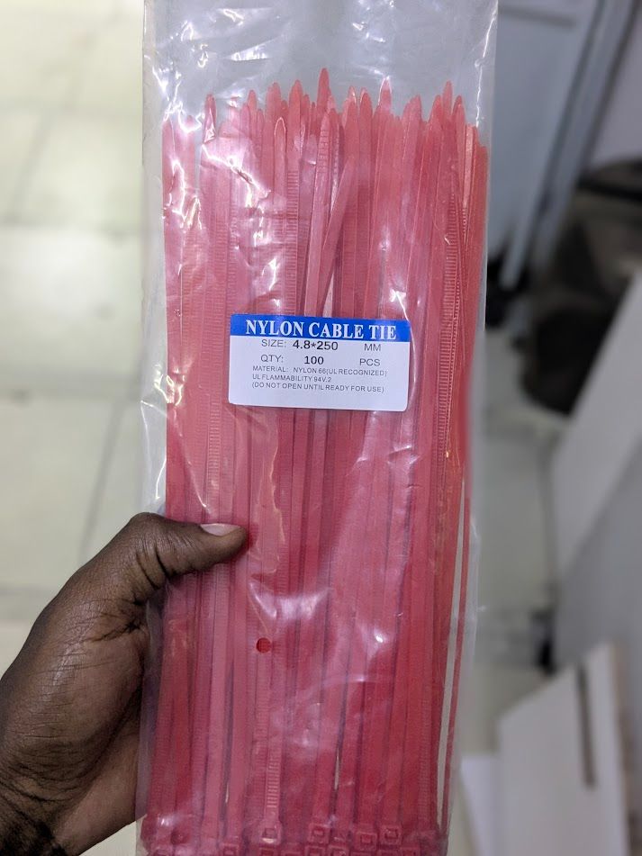 100 PCS Self Locking Cable Ties ( Tie-wrap )