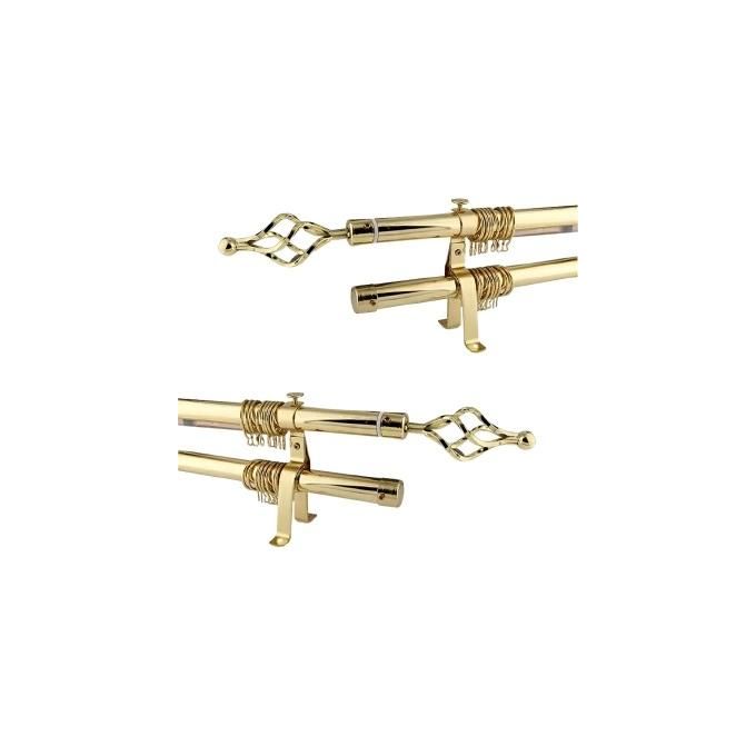 2m, 3m, 4m Premium Adjustable Curtain Rods – Single & Double Options for All Window Sizes