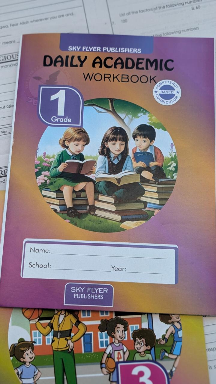 Daily Academic Workbook Revision Books– Competency-Based Curriculum (CBC) for Playgroup, Pre-Primary & Primary Grades
