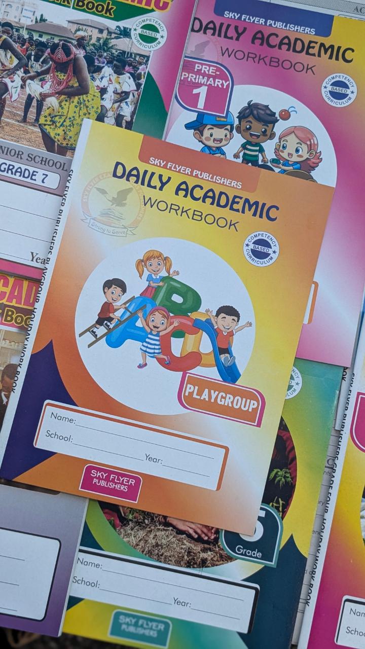 Daily Academic Workbook Revision Books– Competency-Based Curriculum (CBC) for Playgroup, Pre-Primary & Primary Grades