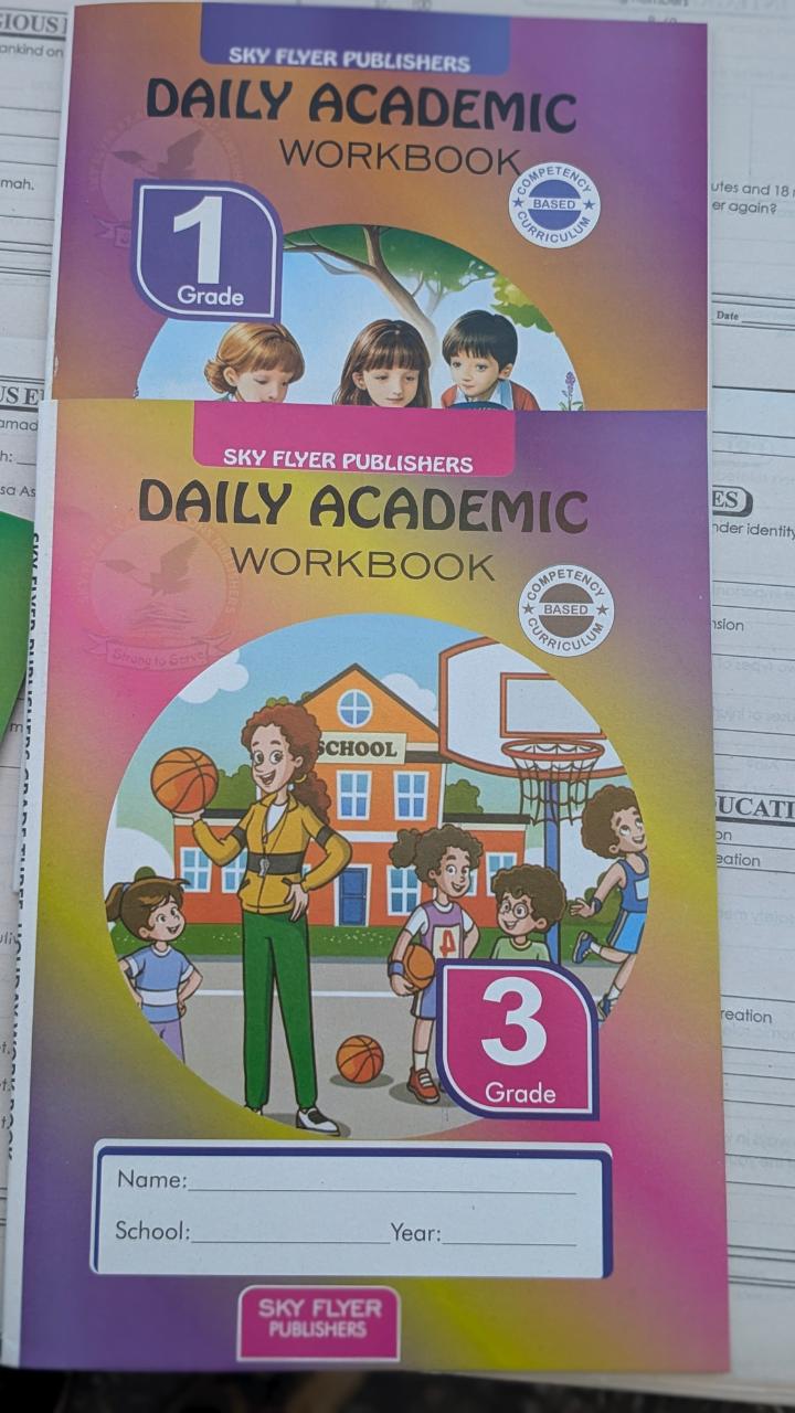 Daily Academic Workbook Revision Books– Competency-Based Curriculum (CBC) for Playgroup, Pre-Primary & Primary Grades