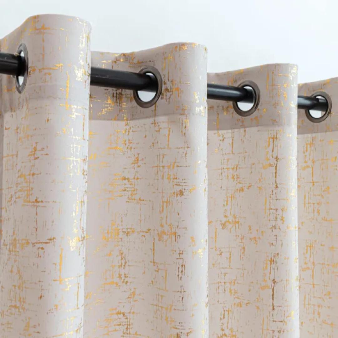 Luxury 4M Pleated Curtains + 3M White Best Quality Sheers + 2M Double Curtain Rods – Elegant Window Drapes (Multiple Colors)