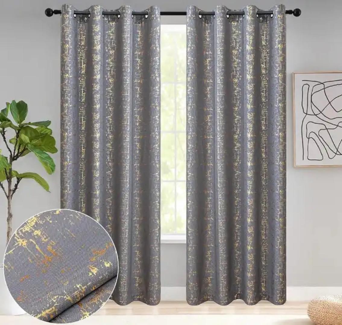 Luxury 4M Pleated Curtains + 3M White Best Quality Sheers + 2M Double Curtain Rods – Elegant Window Drapes (Multiple Colors)