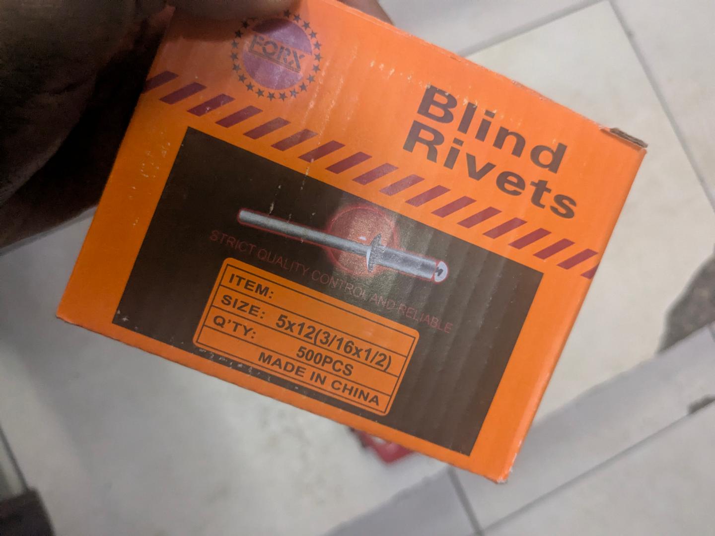 Blind Rivets (5×12mm (500 Pcs) + Heavy-Duty Riveting Gun
