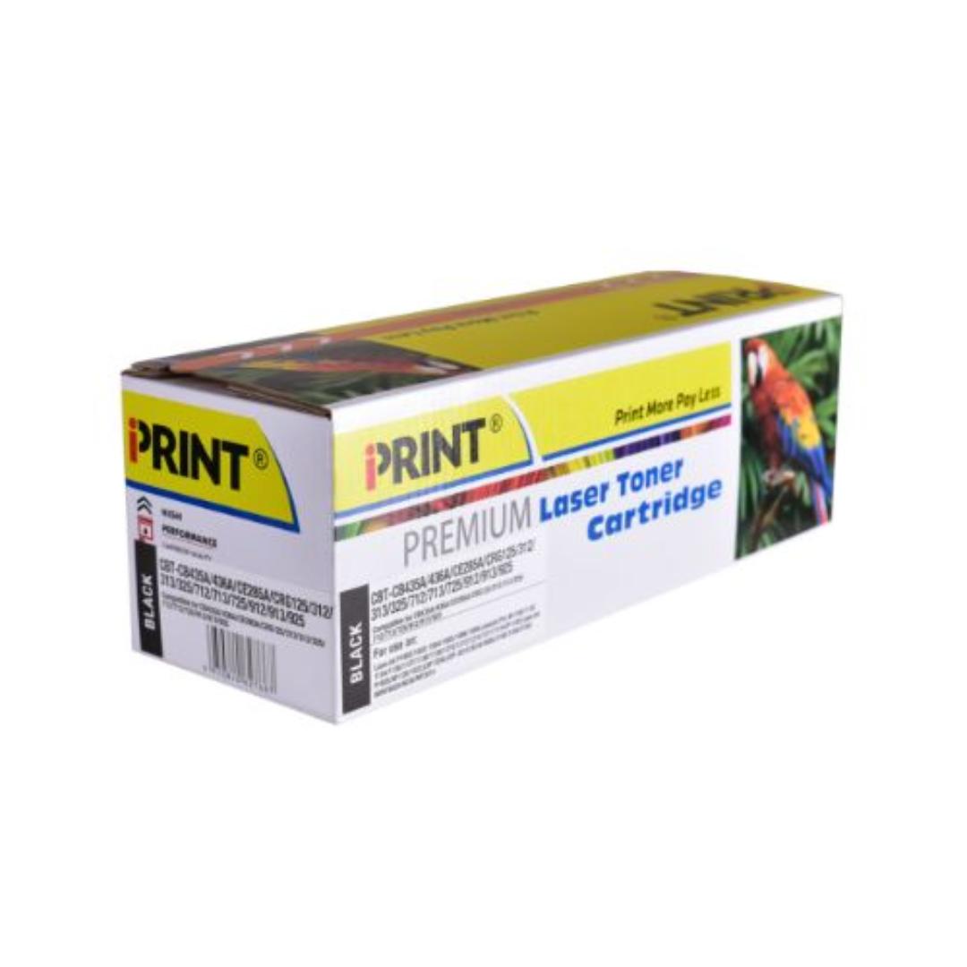 PRINT Premium Laser Toner Cartridge CE285A Compatible for HP 85A (Black).