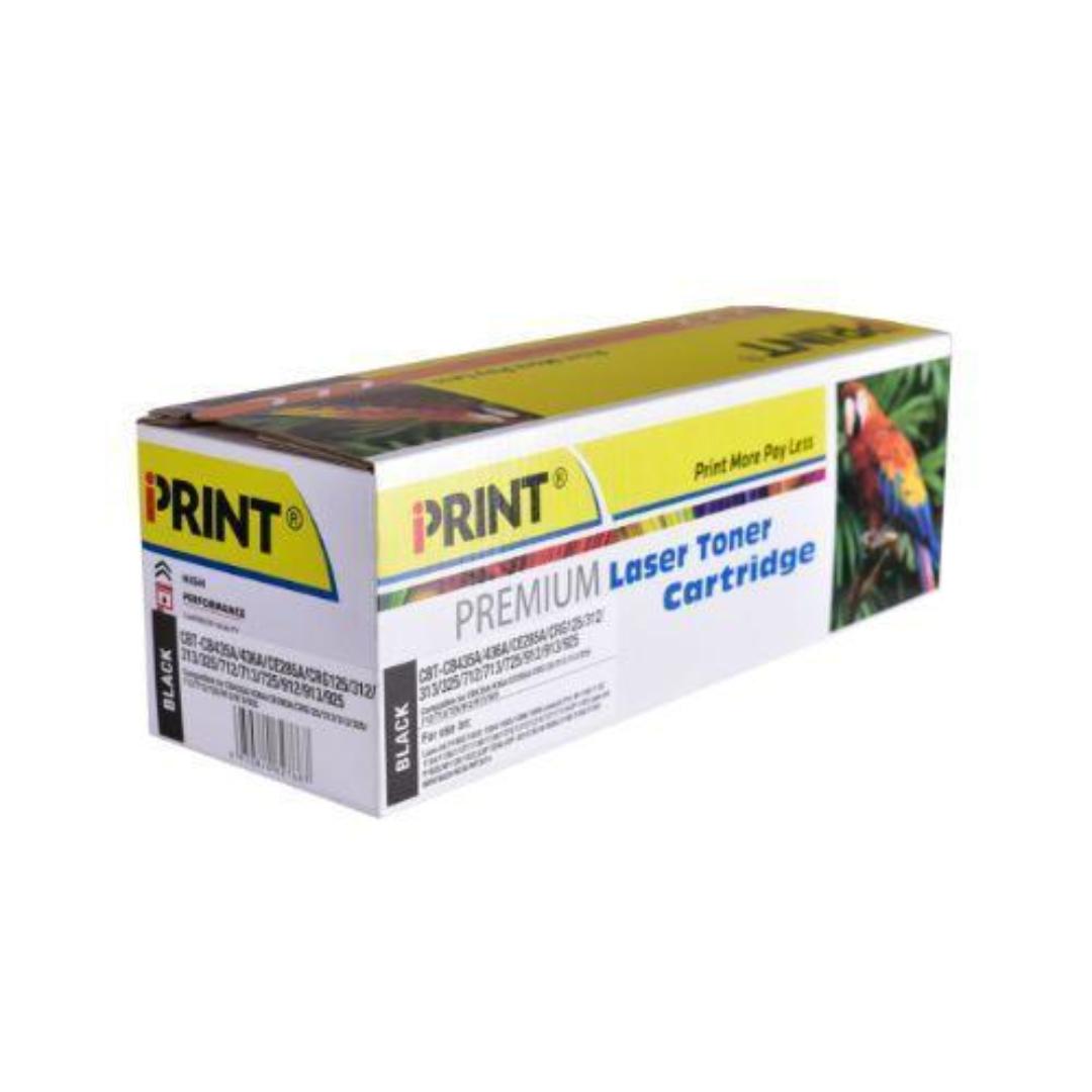 PRINT Premium Laser Toner Cartridge CE285A Compatible for HP 85A (Black).