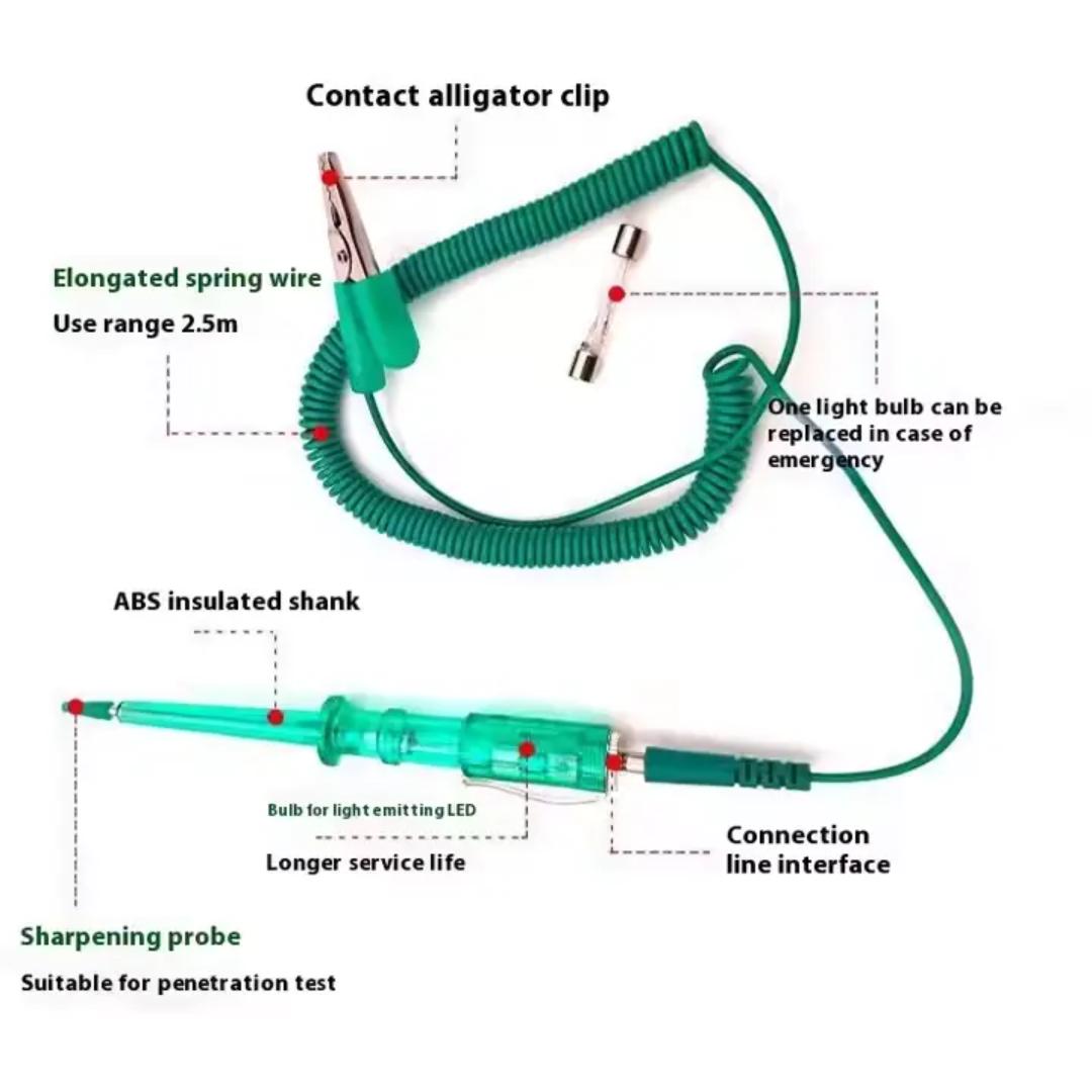 Professional Testing Pen Automotive Circuit Tester And Auto Electrical Fault Finder –  (6V-24V) *Automotive Circuit Tester*