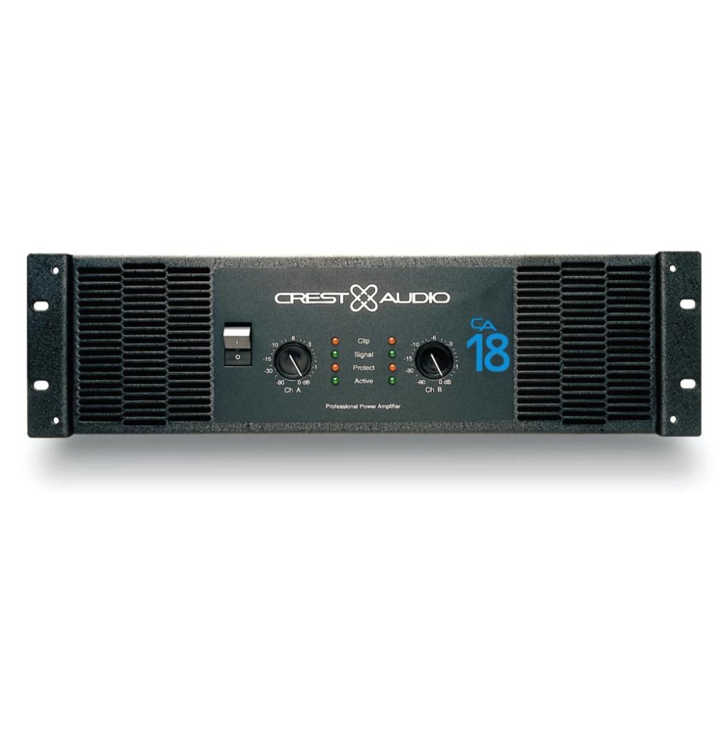 Crest Audio CA18 Power Amplifier – High-Performance Church Sound System Amplifier