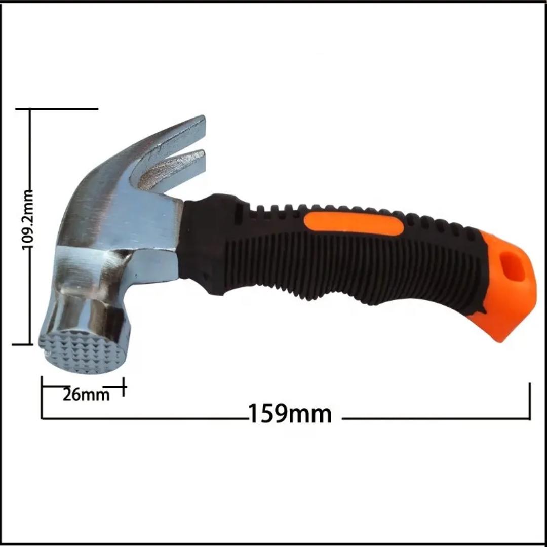 Small Strong Mini Claw Hammer – Perfect for your home DIY needs! Tough metal head, comfy anti-slip grip, and compact size. A must-have tool for every fundi or serious mwananchi