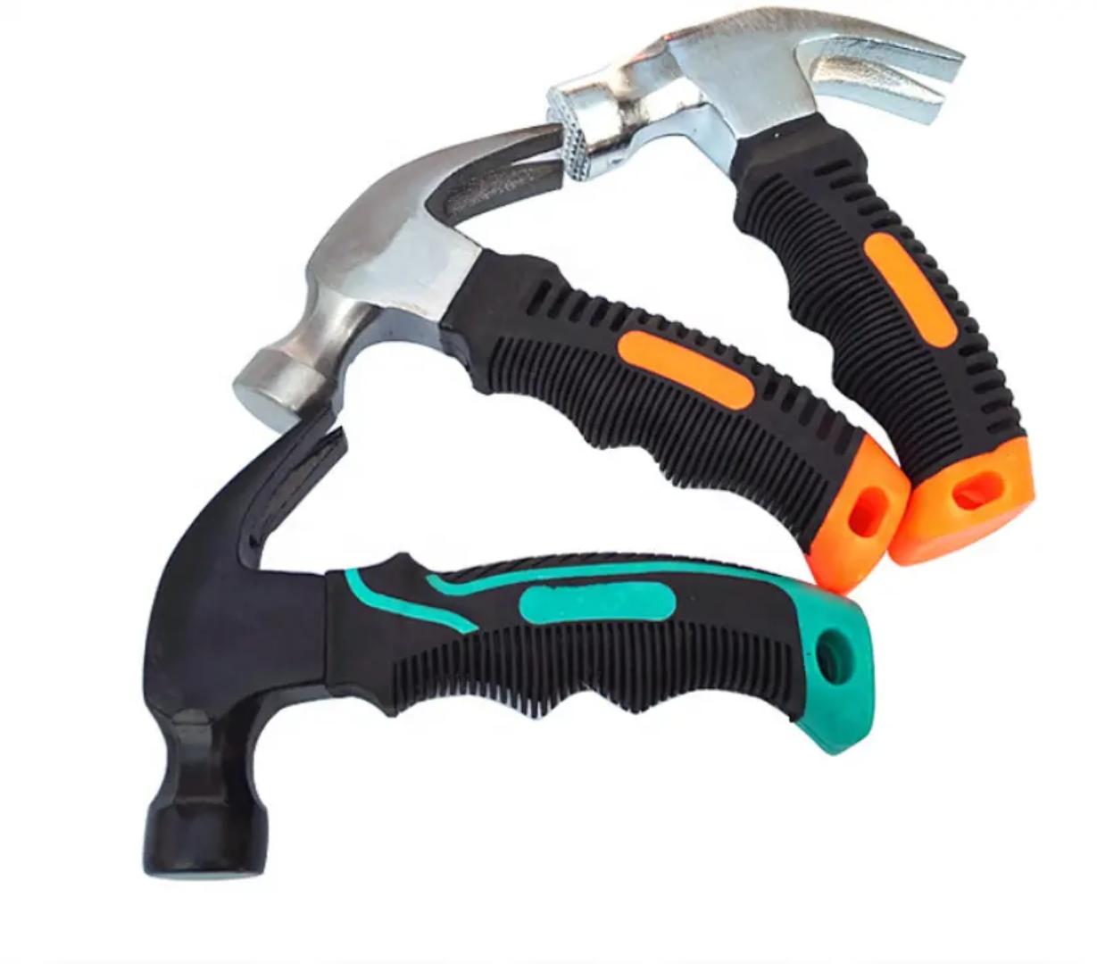 Small Strong Mini Claw Hammer – Perfect for your home DIY needs! Tough metal head, comfy anti-slip grip, and compact size. A must-have tool for every fundi or serious mwananchi