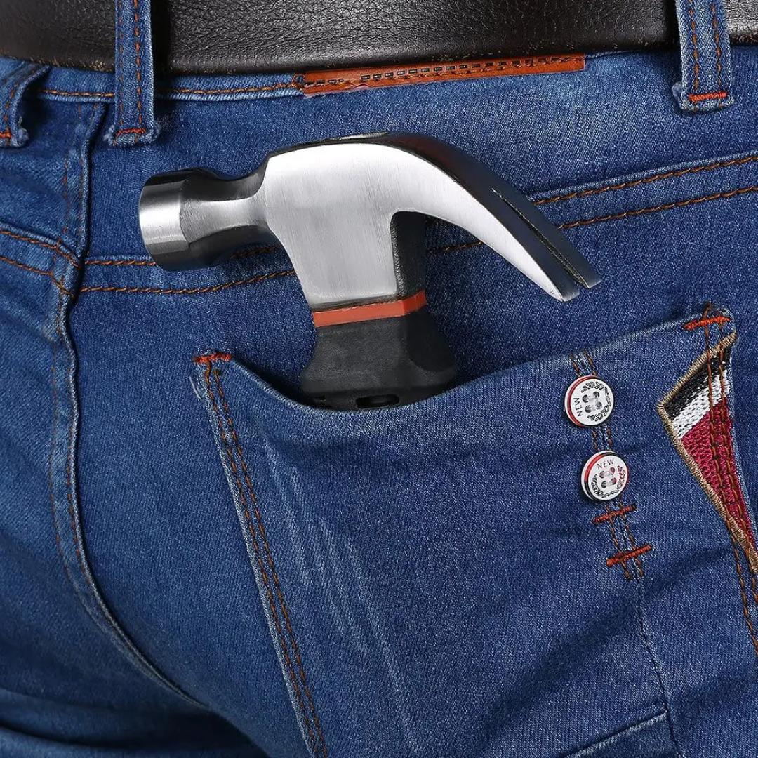 Small Strong Mini Claw Hammer – Perfect for your home DIY needs! Tough metal head, comfy anti-slip grip, and compact size. A must-have tool for every fundi or serious mwananchi
