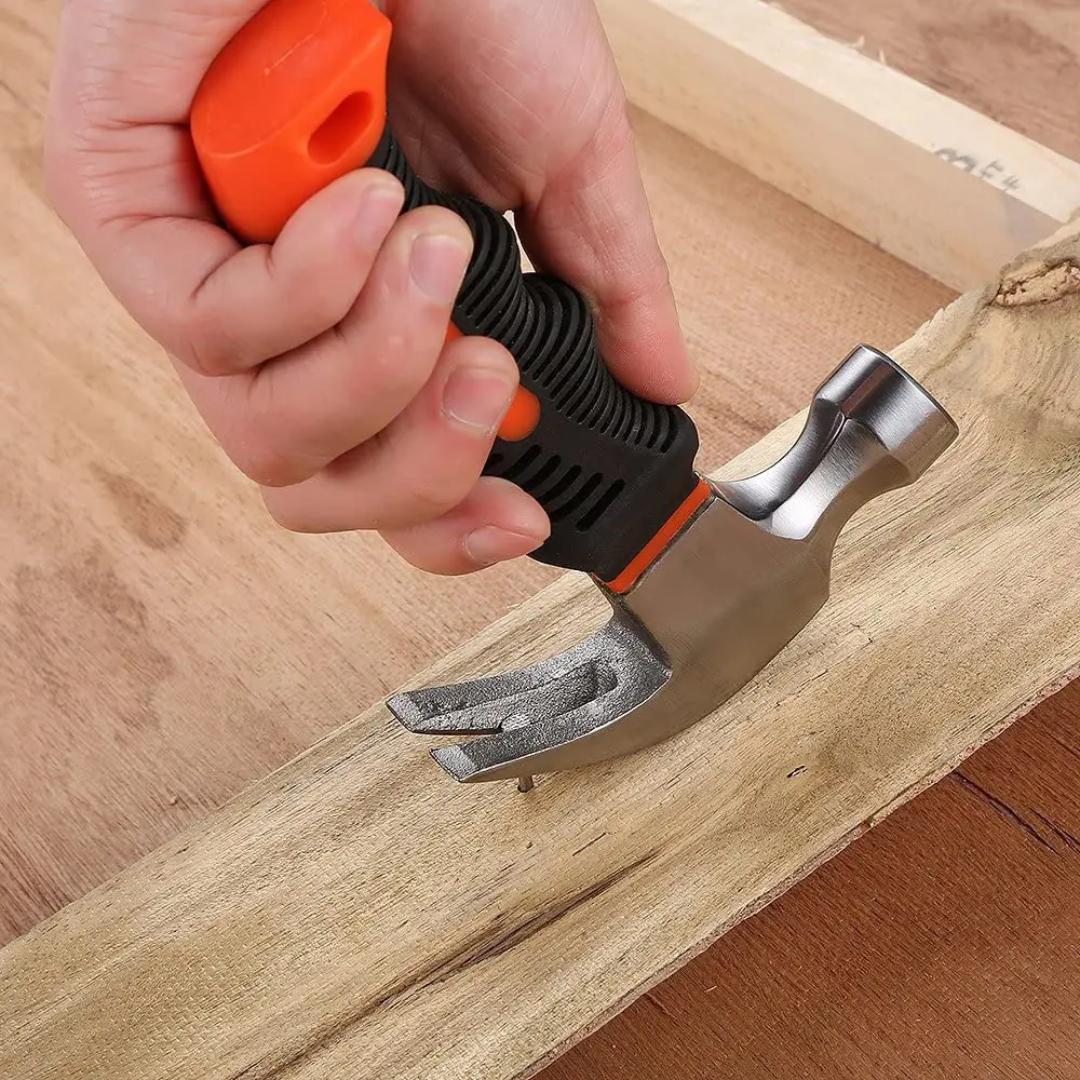 Small Strong Mini Claw Hammer – Perfect for your home DIY needs! Tough metal head, comfy anti-slip grip, and compact size. A must-have tool for every fundi or serious mwananchi