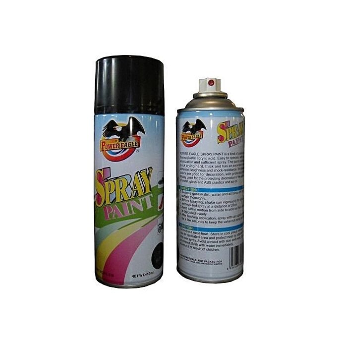 450ML Multi-Color Spray Paint – Black, Silver, Gold, Yellow, White, Red, Green, Pink, Blue – Quick-Dry for DIY, Art & Home Use