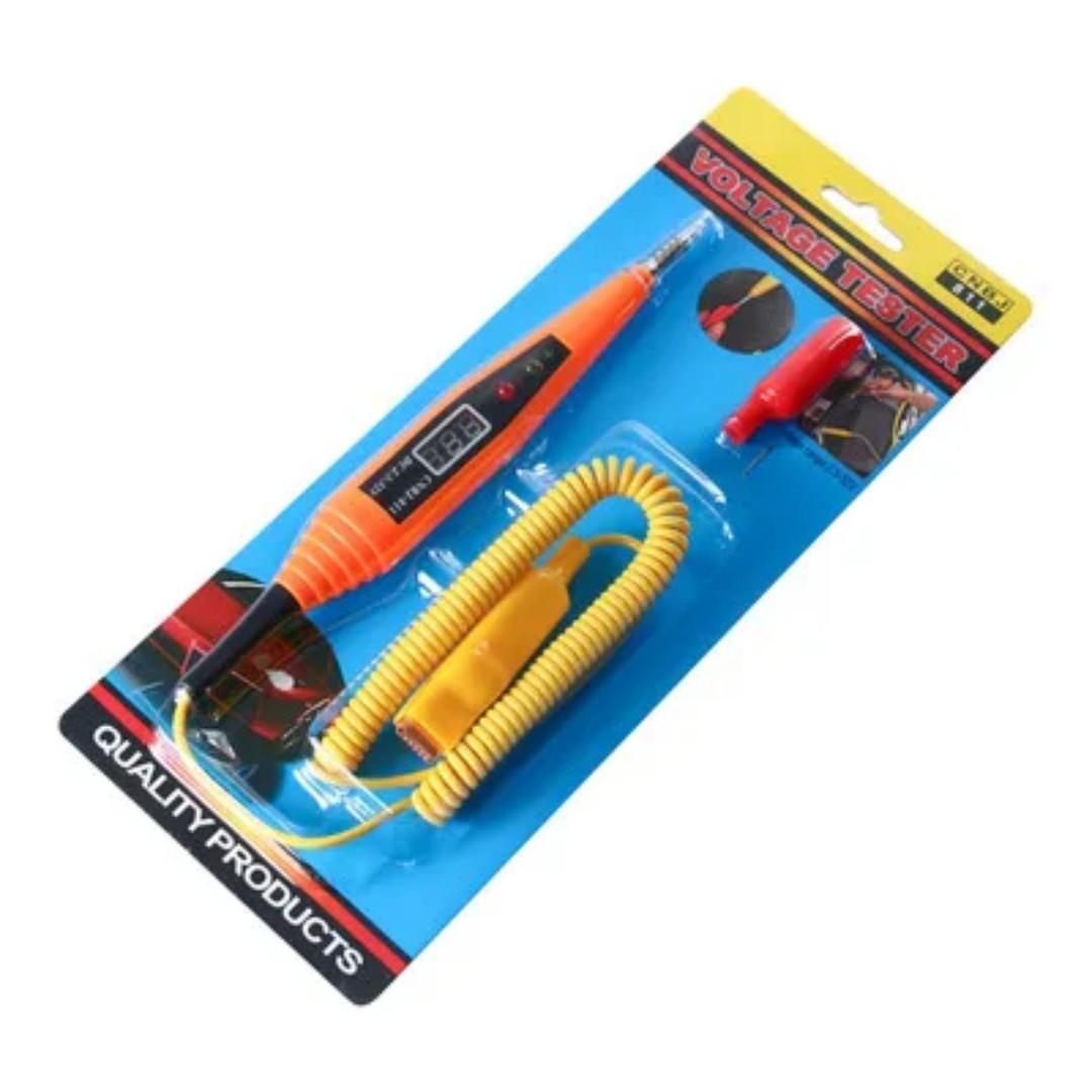 Car Electrical Circuit Automotive Tester Pen Digital Display Voltage Tester Detector Automotive Auto Voltage Meter Power Probe Lamp Test Pen