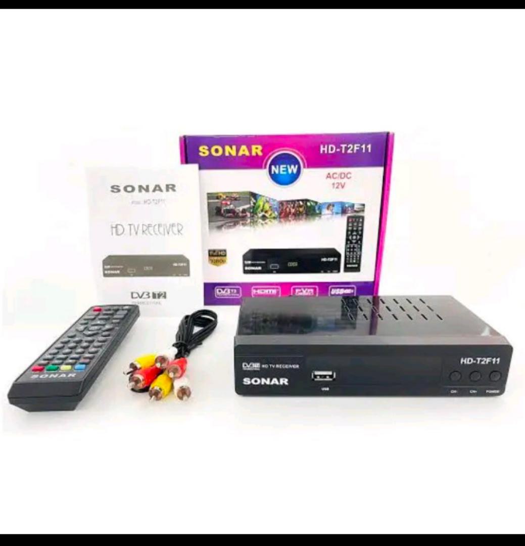 💦Sonar Free To Air Digital Decorder +Free Decorder Remote💦.
Free To Air (FTA)
No monthly subscriptions
Variety of channels
Usb input
Full HD 1080p clear images
1 sonar Decorder1 Remote control