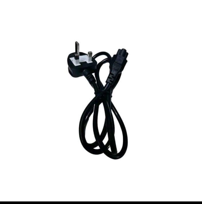 C5 Cloverleaf 3-Pin Power Cord / UK Type Plug for Laptop Adapter Charger Acer Dell HP Compaq Sony Toshiba Lenovo Acer Asus