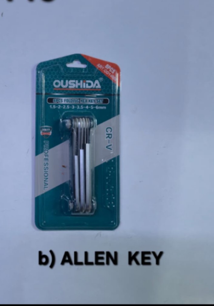 Heavy Duty Allen Key Set – Metric Hex Key Wrench Set for Bicycle, Furniture & Repair Tools