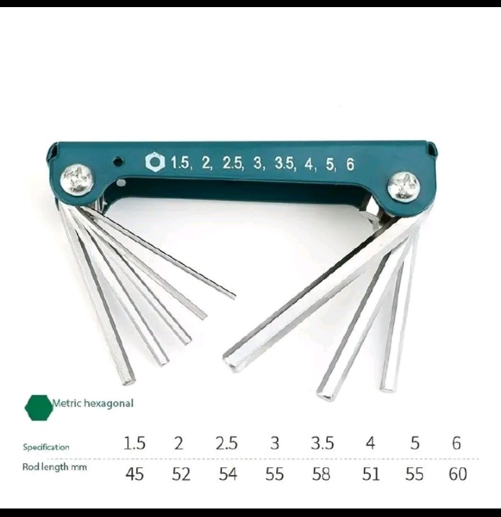 Heavy Duty Allen Key Set – Metric Hex Key Wrench Set for Bicycle, Furniture & Repair Tools