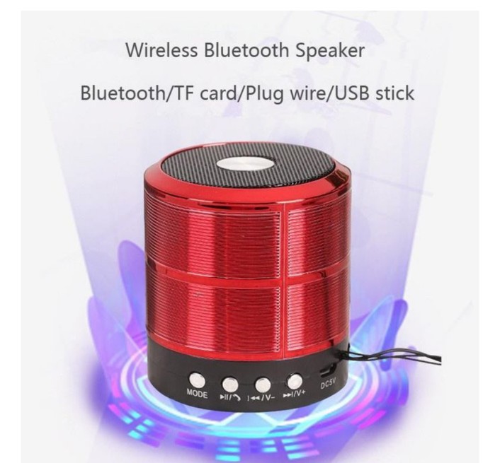 887 Wireless Bluetooth Speaker – Deep Bass, Portable, FM Radio, USB/SD Support