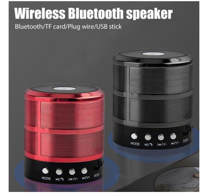 887 Wireless Bluetooth Speaker – Deep Bass, Portable, FM Radio, USB/SD Support