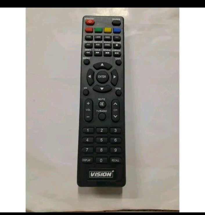 VISION DIGITAL TV REPLACEMENT REMOTE CONTROL