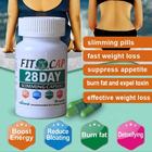 28 Days Fit Cap Slimming Capsule Supports Weight Loss, Burns Fat, Controls Appetite, Boosts Energy, Natural Herbal Ingredients
