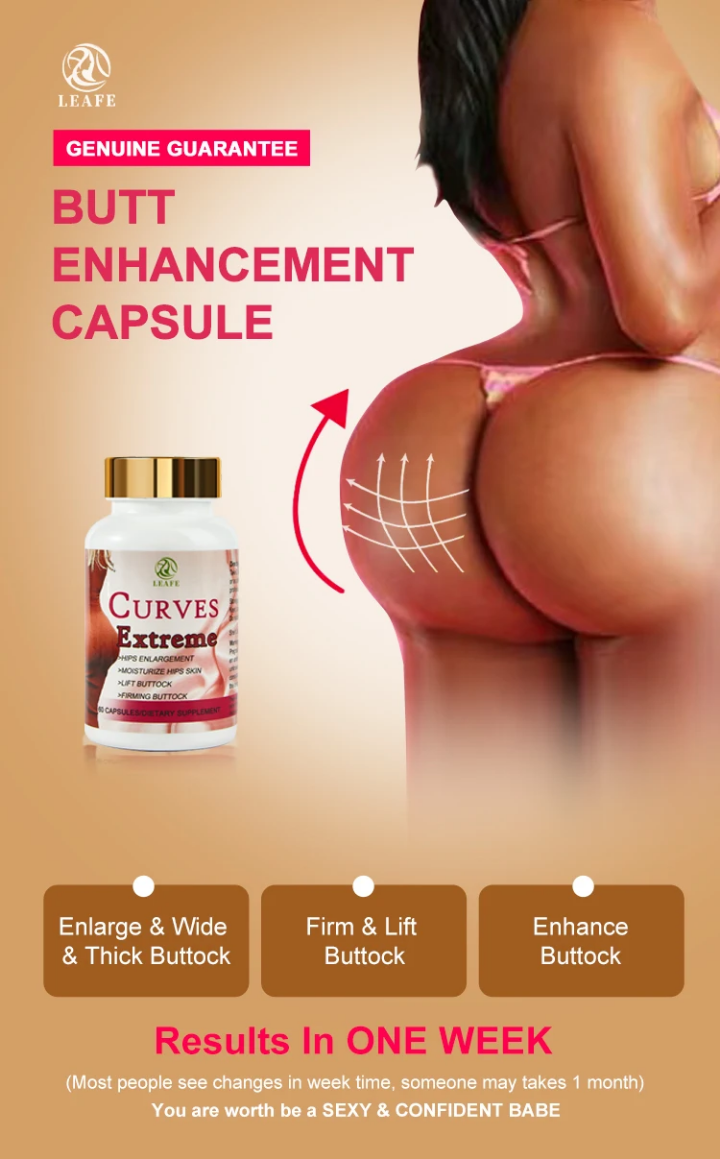 LEAFE CURVES EXTREME HIPS BUTT ENLARGEMENT LIFTING FIRMING - 60 CAPSULES