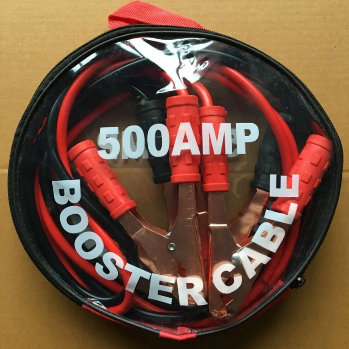 500 Amp Jumpstart Cable Heavy Duty Car Jump Starter Leads Booster Cable Car Jumper