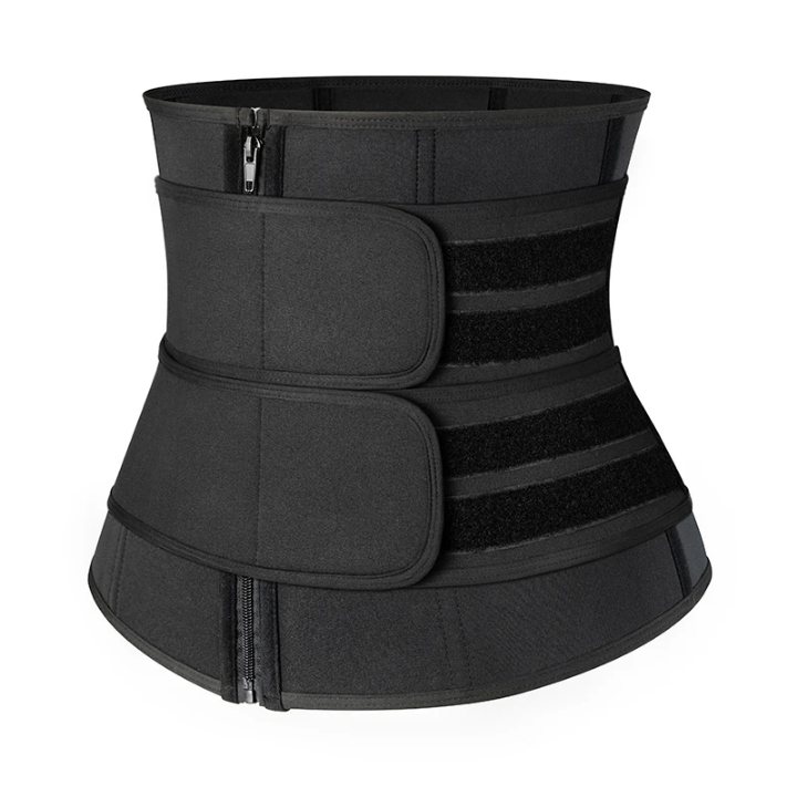 Double belt Women Shapewear Waist Trainer Shapers Neoprene Plus Size Body Slimming Sheath Reducing Tummy Sweat Workout Trimmer Belt Corset