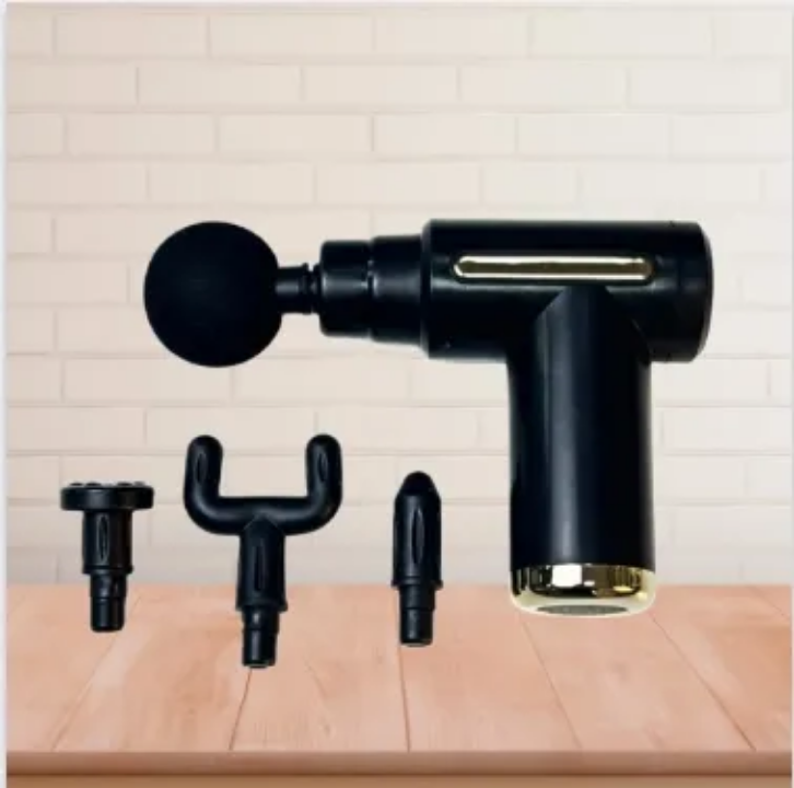 Mini Massage Gun, Percussion Deep Tissues Muscle Massager Gun with 6 Speeds, Type-C Charging, 35DB Ultra Quiet, Portable Electric Handheld Body Massager for Back Neck Pain