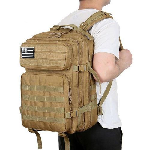 50L Waterproof Outdoor Military Tactical Backpack Large Capacity Bags Mountaineering Bag Men's Hiking Rucksack Travel Backpack