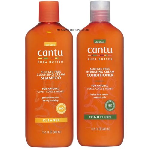 Cantu Sulphate Free Cleansing Cream Shampoo + Conditioner