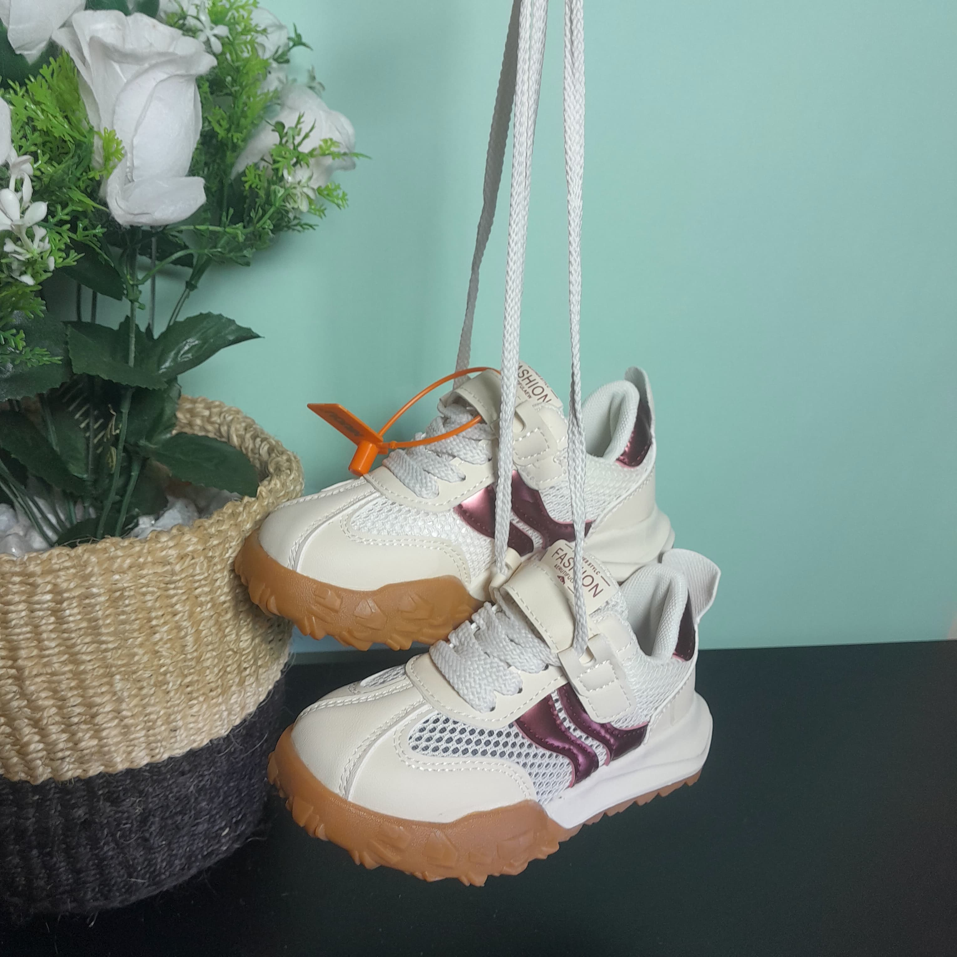 Breathable Unisex Rubber Sole Shoes for Kids – Lightweight and Durable Comfort