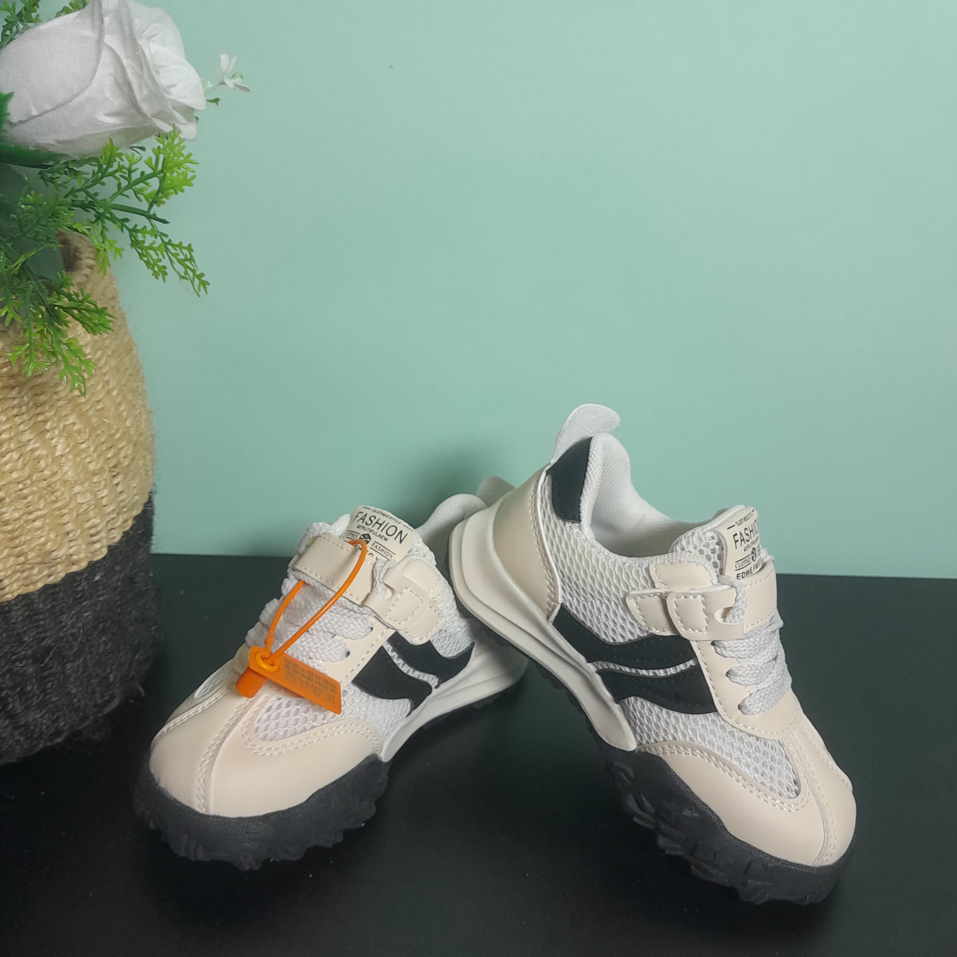 Breathable Unisex Rubber Sole Shoes for Kids – Lightweight and Durable Comfort