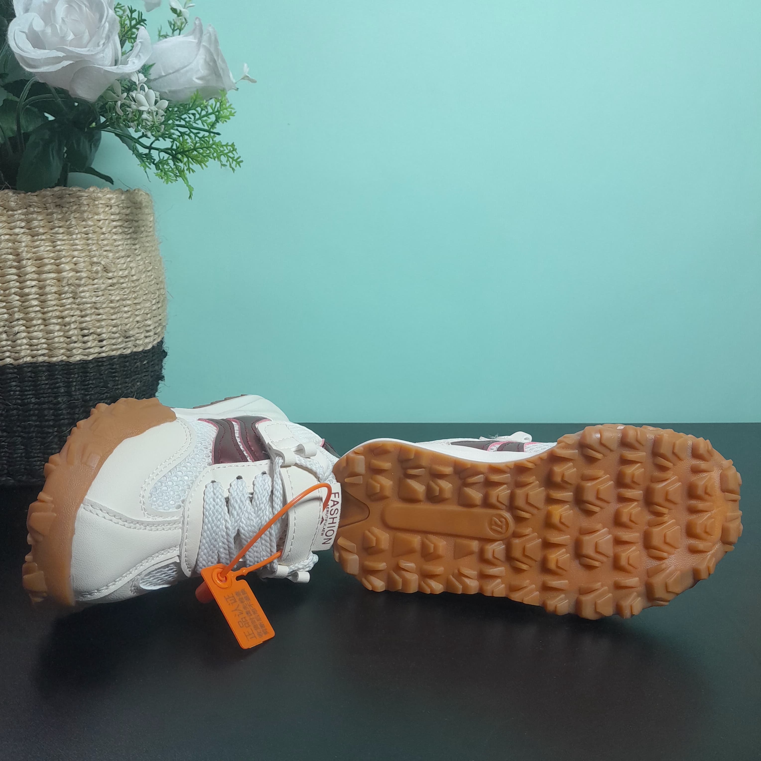 Breathable Unisex Rubber Sole Shoes for Kids – Lightweight and Durable Comfort