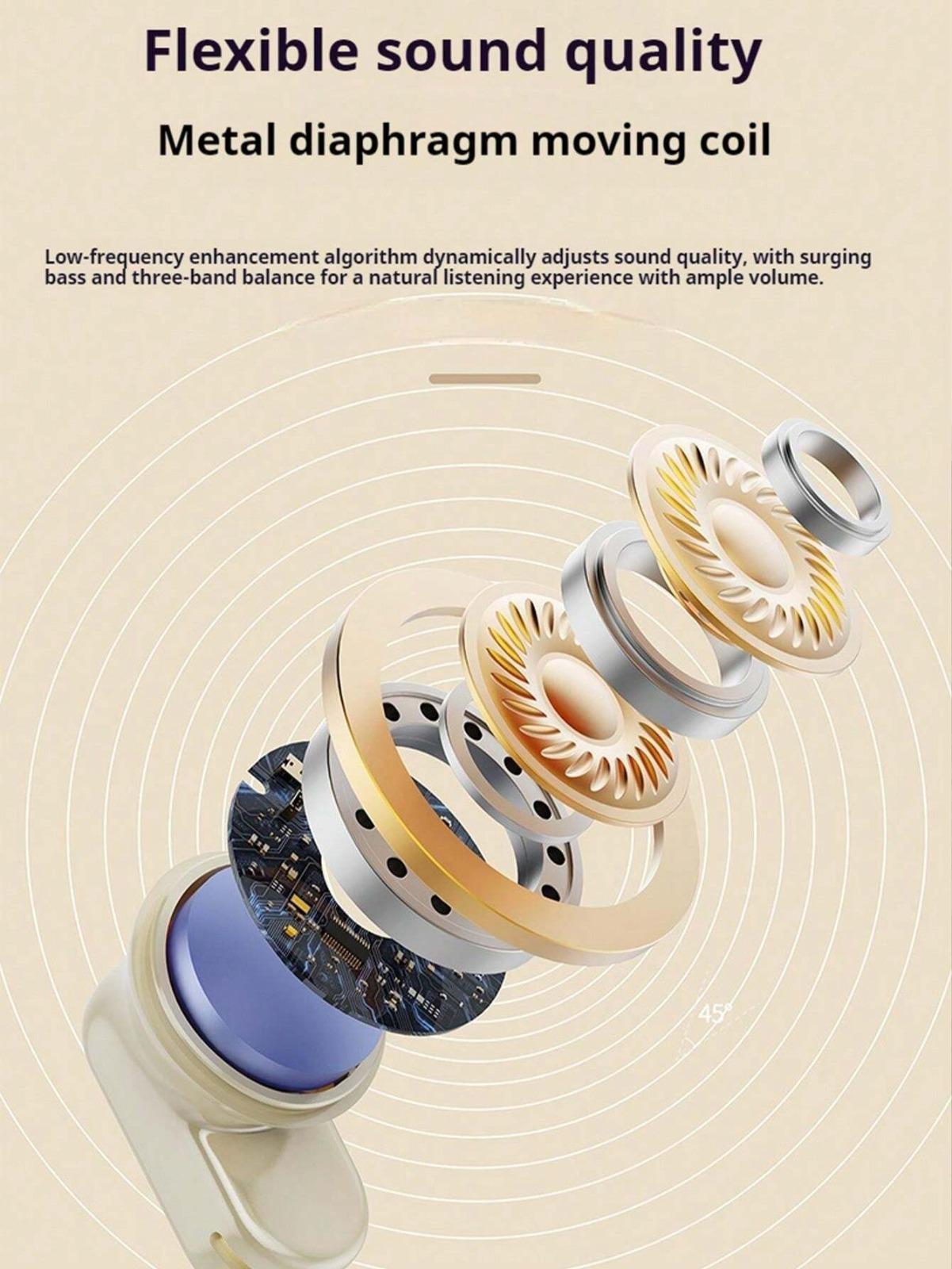 Q1 True Wireless Stereo (TWS) Sports Earpods – HD Sound, In-Ear Bluetooth Headphones, Compatible with Android & iPhone