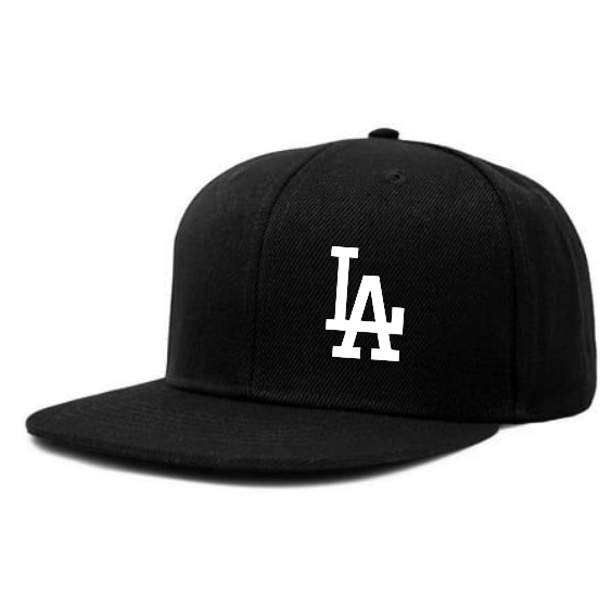 LA Icon Flat-Brim Snapback Cap