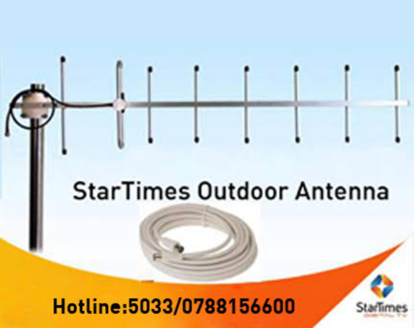 StarTimes Digital Outdoor TV Antenna – High-Gain Strong Signal Reception Aerial for Digital TV, DVB-T2 Decoders & Free-to-Air Channels